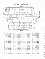 Iowa Auto License Index, Delaware County 1968